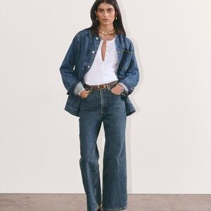 Everlane Way-High Sailor Jean in Deep Blue